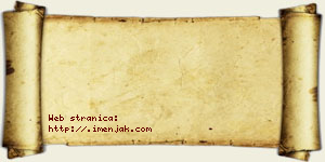 Jovana Nikodijević vizit kartica